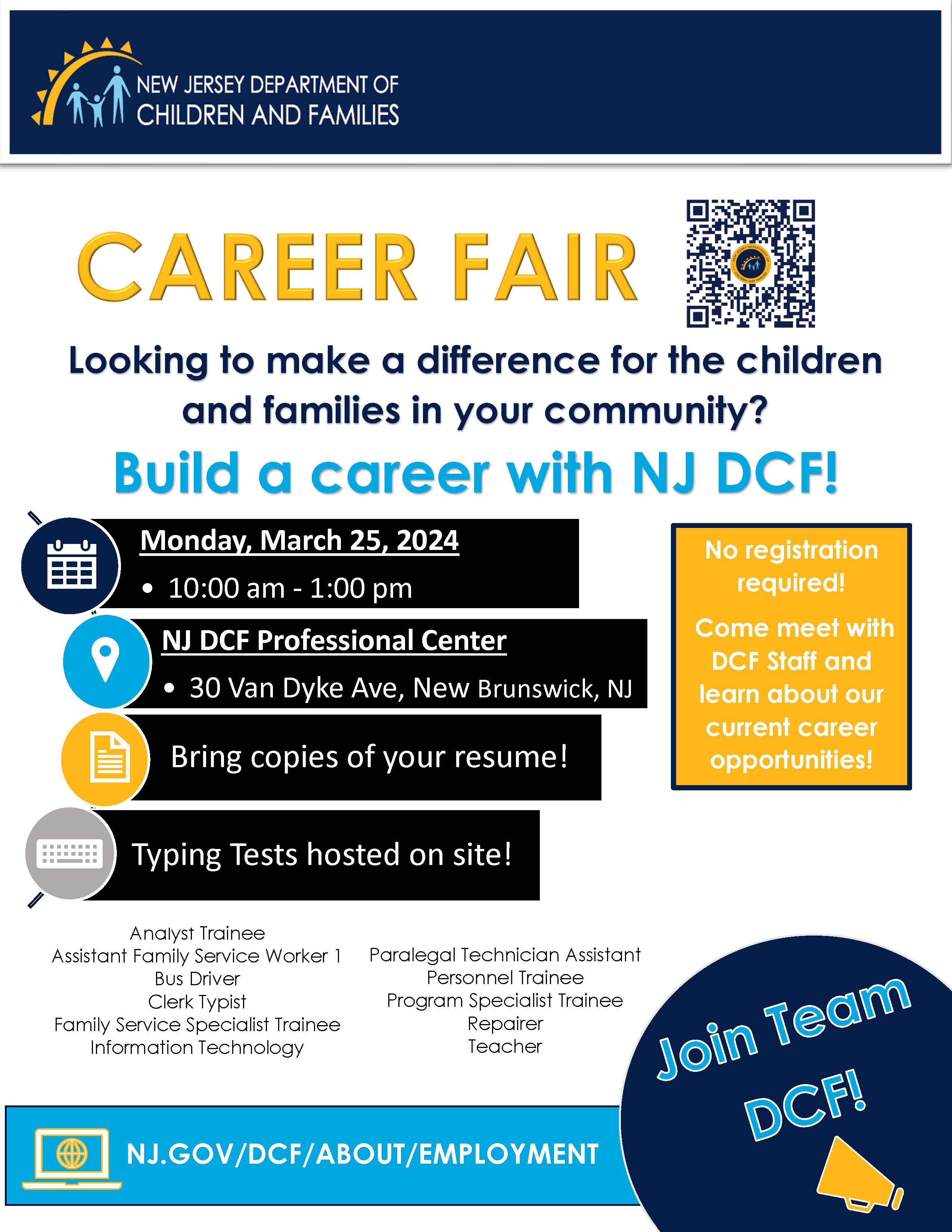 DCF Career Fair Flyer